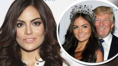 La exmiss Universo, Ximena Navarrete junto al magnate, Donald Trump.