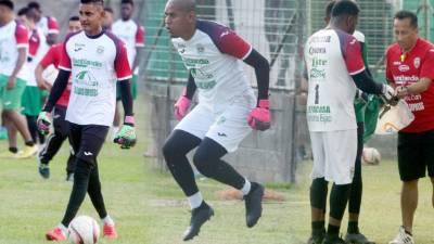 Luis Ortiz es el joven que debutaría este sábado contra Juticalpa, Denovan Torres está suspendido y John Bodden viene saliendo de una lesión. Fotos Jorge González.