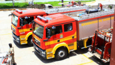 El cuerpo de bomberos de la ciudad carece de logística por la falta de recursos.