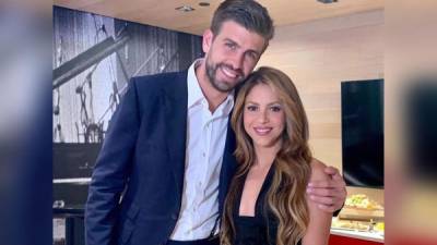 Shakira junto a su pareja y padre de sus hijos, Gerard Piqué.