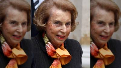 La hija del fundador de L'Oreal, Liliane Bettencourt, murió este jueves a los 94 años. // Foto archivo AFP.