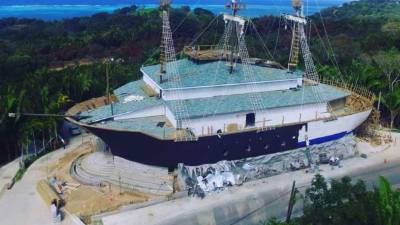 El restaurante Isery, famoso en Roatán por su forma de barco, pertenecía a Franco Lombardi, capturado el viernes por la DEA y Fusina.
