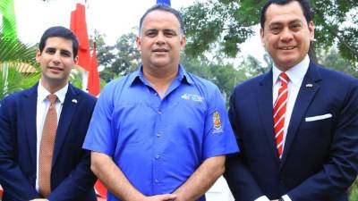 Rachid Maalouf, Armando Calidonio y Guillermo Gonzales Arica.