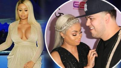 Rob Kardashian y Blac Chyna.