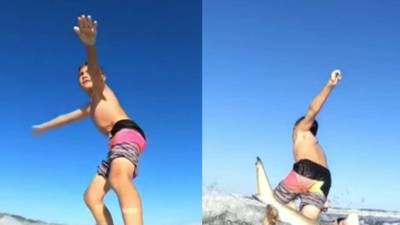 El video viral fue visto miles de veces en YouTube.