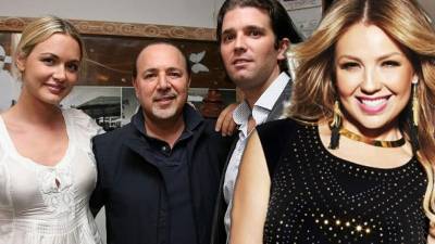 En la foto del 2008 Thalía hizo el lanzamiento de su álbum 'Lunada' en donde acudieron Vanessa Trump y Donald Trump Jr. que fueron atendidos por su esposo Tommy Mottola.