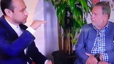 Carlos Campos en una entrevista para Raúl de Molina de 'El Gordo y La Flaca'.