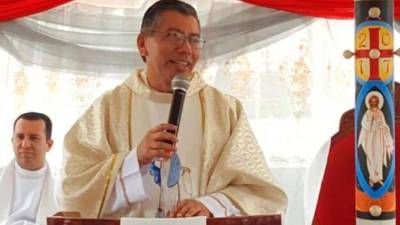 El padre German Flores es el párroco de la catedral de Danlí, El Paraíso.