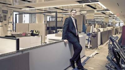 Michael Corbat cree que un diseño sin oficinas fomenta la comunicación entre los empleados.