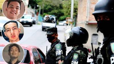 Los tres jóvenes asesinados son Yalman Almelca Valle, Gexon Delmer Valladares y Evelin Enil Ramos.