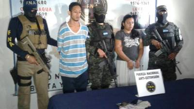 Hernán Peña y Yoselin Rodríguez fueron detenidos por suponerlos responsables del delito de extorsión.
