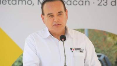 José Martín Godoy, secretario de seguridad pública del estado mexicano de Michoacán. Foto: Twitter