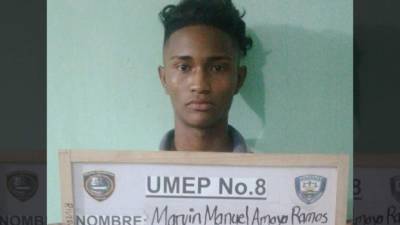 A Marvin Manuel Amaya lo arrestaron ayer.