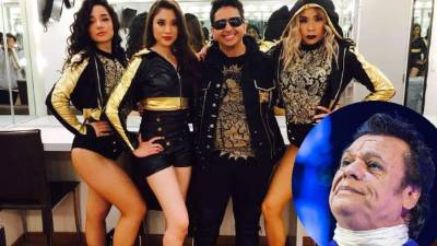 Jean Gabriel (c) es uno de los hijos adoptivos del fallecido Juan Gabriel.