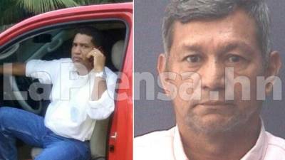 El abogado Marlon Banegas, al lado el empresario Julio Alemán.