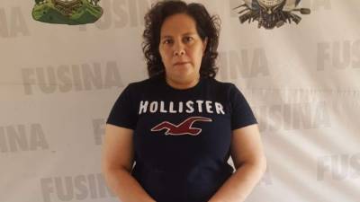 Edith Xiomara Martínez Pineda (38) fue detenida por agentes de la Policía Nacional.