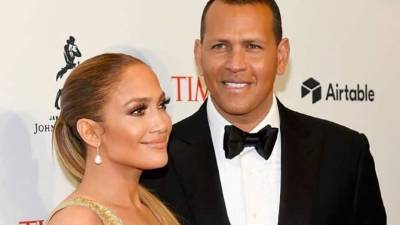 Jennifer López y Alex Rodríguez.