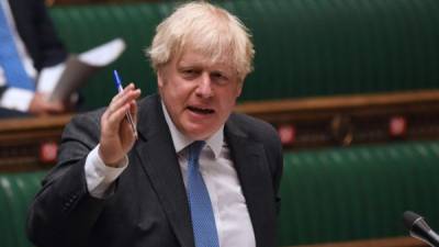 El primer ministro del Reino Unido, Boris Johnson, expresó sus muestras de pesar.