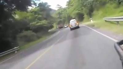 La carretera a Cucamonga es bastante peligrosa.