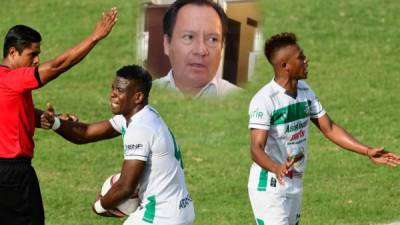 Erick Andino dirigió el encuentro entre Platense y Motagua y cometió un error contundente, así lo destacó Pedro Rebollar.