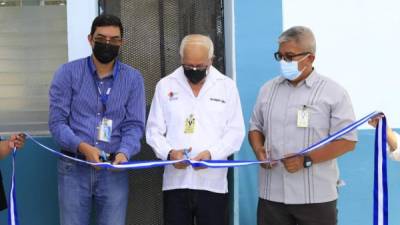 El director ejecutivo de la Agencia Hondureña de Aeronáutica Civil, Wilfredo Lobo, estuvo durante la inauguración.