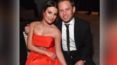 La actriz Lea Michele y el empresario Zandy Reich. Foto: Instagram