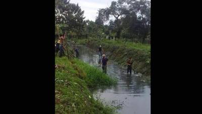 Los canales están quedando limpios.