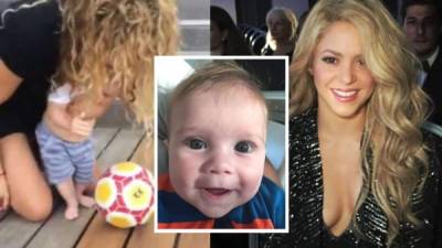 Shakira publicó este miércoles en Twitter y Facebook un tierno video titulado 'Happy 6 months Sasha!' (¡Felices 6 meses Sasha!) en el que aparece sosteniendo a su hijo frente a un balón de futbol.