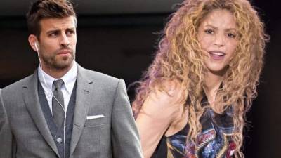 Collage de fotos Piqué (i) y Shakira (d).