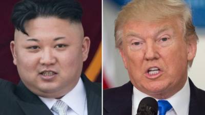 El líder norcoreano, Kim Jong-Un y el presidente de Estados Unidos, Donald Trump. AFP/Archivo