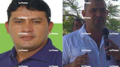 Amílcar Alexander Ardón Soriano, exalcalde de El Paraíso, Copán, y Mario José Cálix, ex vicealcalde de Gracias.