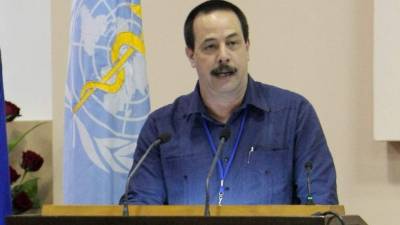 José Ángel Portal Miranda, ministro de Salud Pública en Cuba. Foto: EFE/Archivo