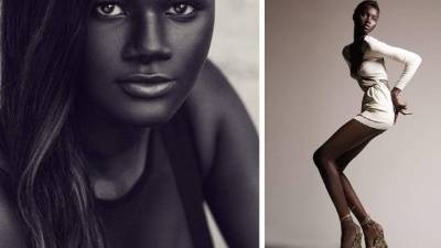 'Quiero casarme conmigo cada vez que miro mi sonrisa en el espejo. No me asusta en absoluto lo que veo, porque soy quien soy ¡y me encanta!', dice la guapa modelo.