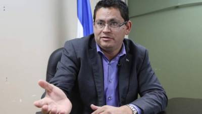 El ministro de Educación, Marlon Escoto.