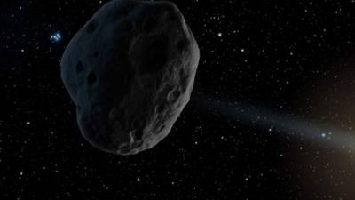 Recreación de un asteroide. NASA