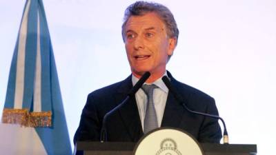 Mauricio Macri, presidente de Argentina.