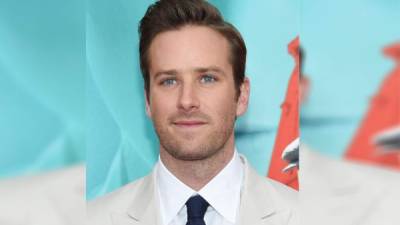 El artista estadounidense Armie Hammer.