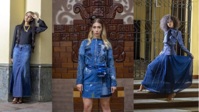 La diseñadora Fanne Medrano ha creado una colección utilizando la mezclilla como tejido predominante.