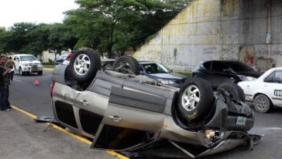 Imagen de archivo de un accidente en Honduras.