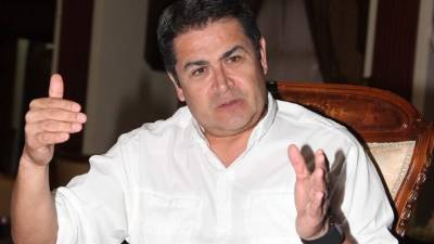 Juan Orlando Hernández, presidente de Honduras.