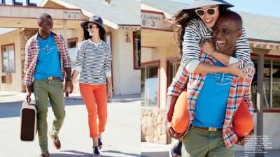 Las camisas a cuadros y los cárdigan ligeros son sus propuestas.