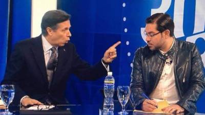 Billy Joya y el diputado Cálix ya se han enfrentado en varios programas de debate.