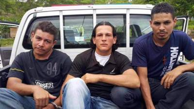 Los detenidos acompañaban a Santos Espinoza (centro).