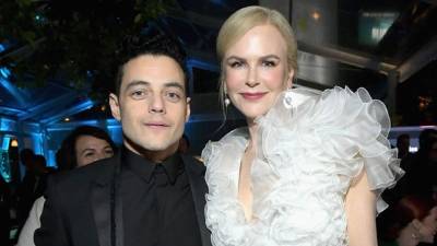 Rami Malek y Nicole Kidman durante los Premios Internacionales AACTA.