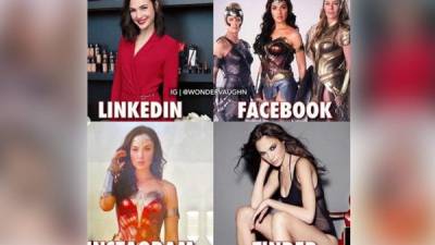 Un mosaico de cuatro fotos para diferetes redes sociales (LinkedIn, Facebook, Instagram y Tinder) se ha convertido en el challenge del momento y varios famosos ya han mostrado sus 'mejores poses'.