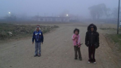 Así luce La Esperanza, Intibucá, con bajas temperaturas. En la noche se cree que descenderán aún más.