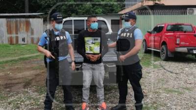 El detenido fue puesto a las órdenes de la Fiscalia del norte de Honduras.