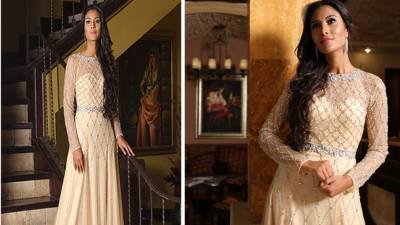 Los tonos metalizados, dorado y plateado, forman parte de la tendencia cromática en vestidos de graduación o fiesta para este fin de año.