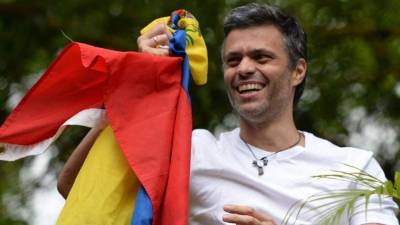 (Foto Archivo) Leopoldo López dijo este 30 de abril de 2019 que fue 'liberado' de la cárcel por soldados que apoyaban a Guaidó.