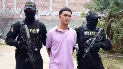 Joseph Daniel Flores Ochoa fue capturado por la Fuerza Nacional Antimaras y Pandillas.